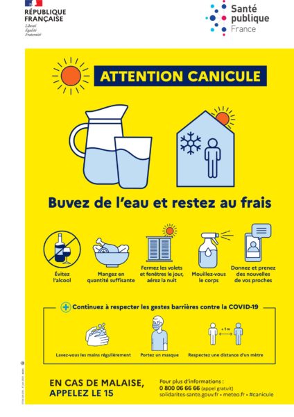 affiche canicule image