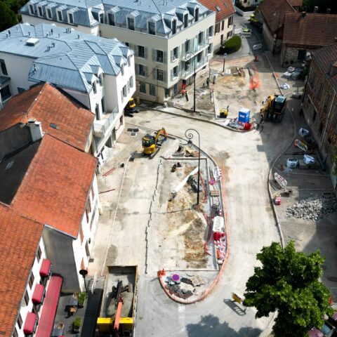 travaux place aménagement