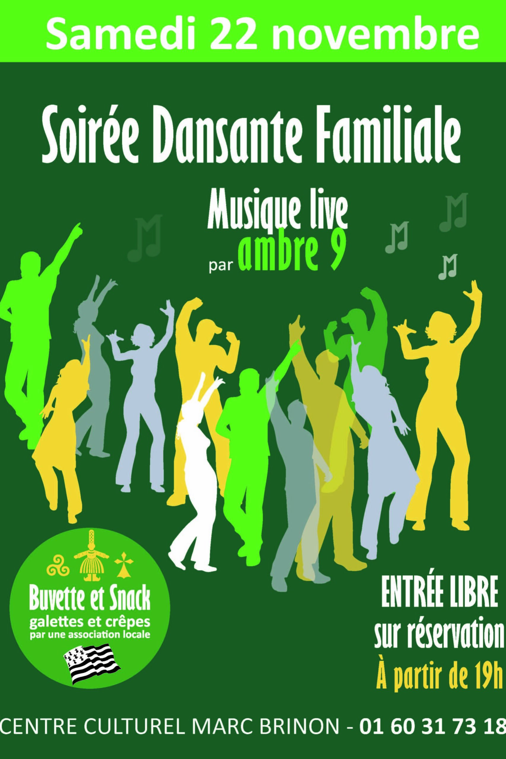Soirée dansante Bretagne Saint Thibault des Vignes