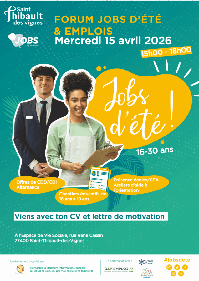 Jobs été STV 2026 Jobs été STV 2026